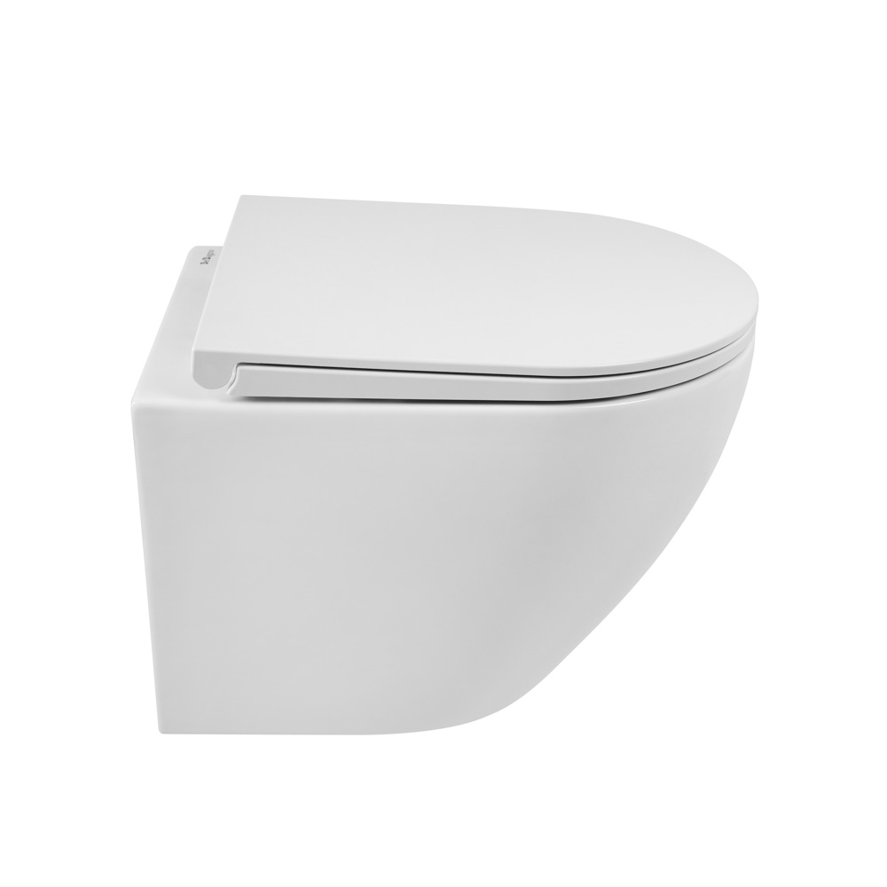 Приобрести belbagno унитаз безободковый подвесной sfera-r с сиденьем дюропласт, микролифт, белый bb046chr/bb902sc