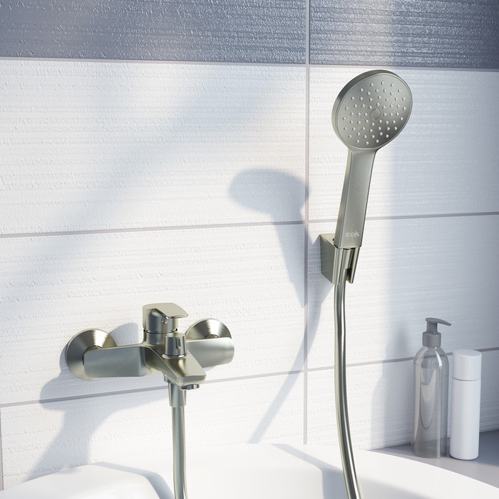 Приобрести iddis смеситель для ванны ray 214мм, сатин raybn02i02