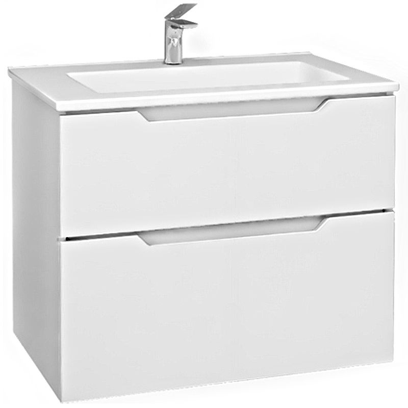 Приобрести jorno тумба подвесная slide 75 см , белая