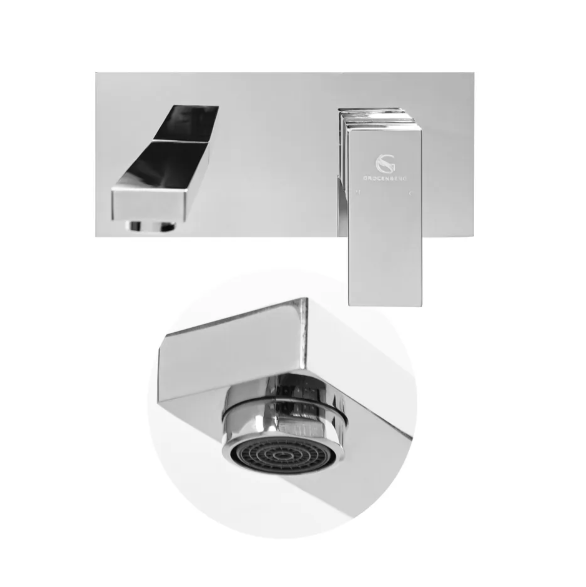 Приобрести grocenberg встраиваемый смеситель для раковины, хром gb588cr