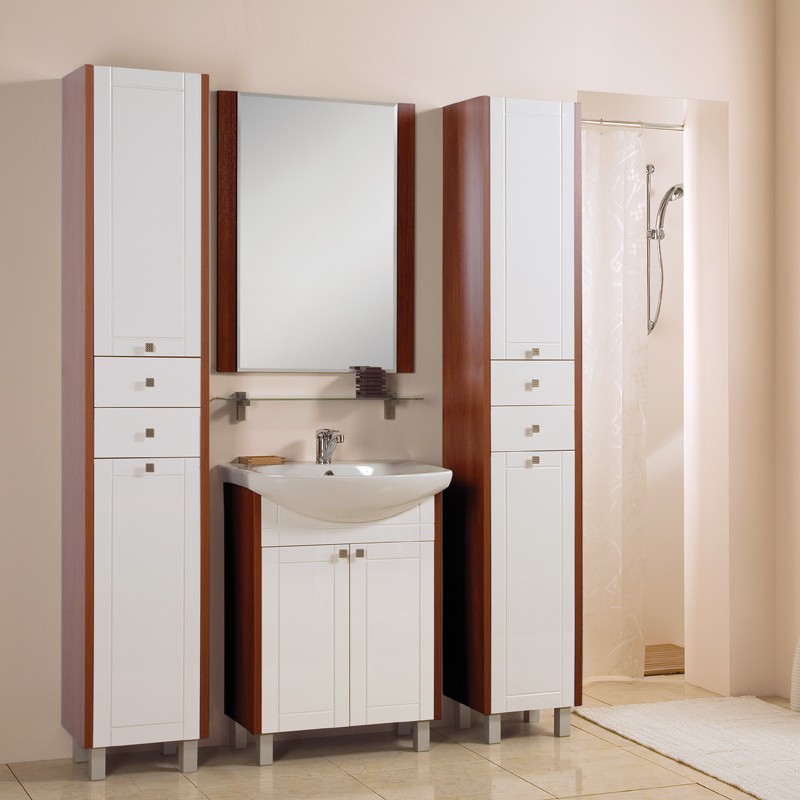 Приобрести стеклянная полка акватон 65 см, 1a110203xx010