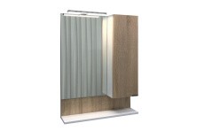 Сomforty Зеркало-шкаф "Рига-60" дуб сонома