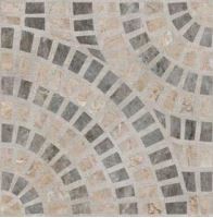 Плитка напольная Vitra Beton-X Dec. Круговой Темный 7ЛПР