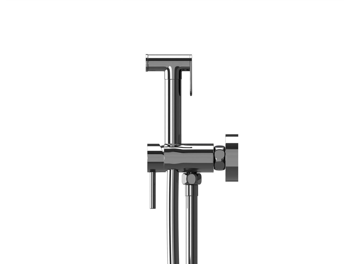 Приобрести hayzburg смеситель с гигиеническим душем, черный хром hb-2006bch