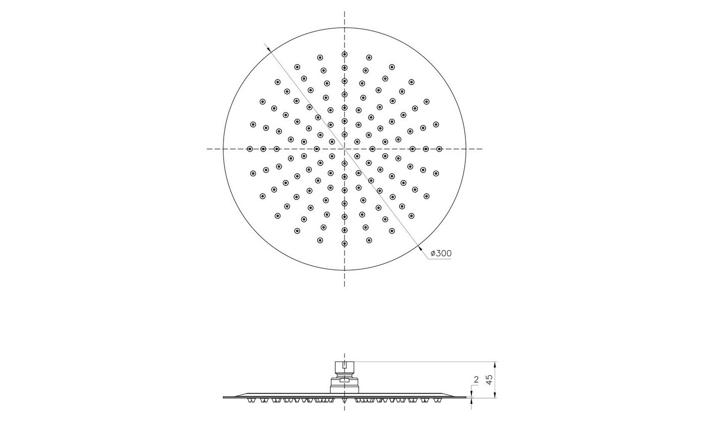 Приобрести lemark верхний душ, одно функциональный 300 мм, сталь lm9482s