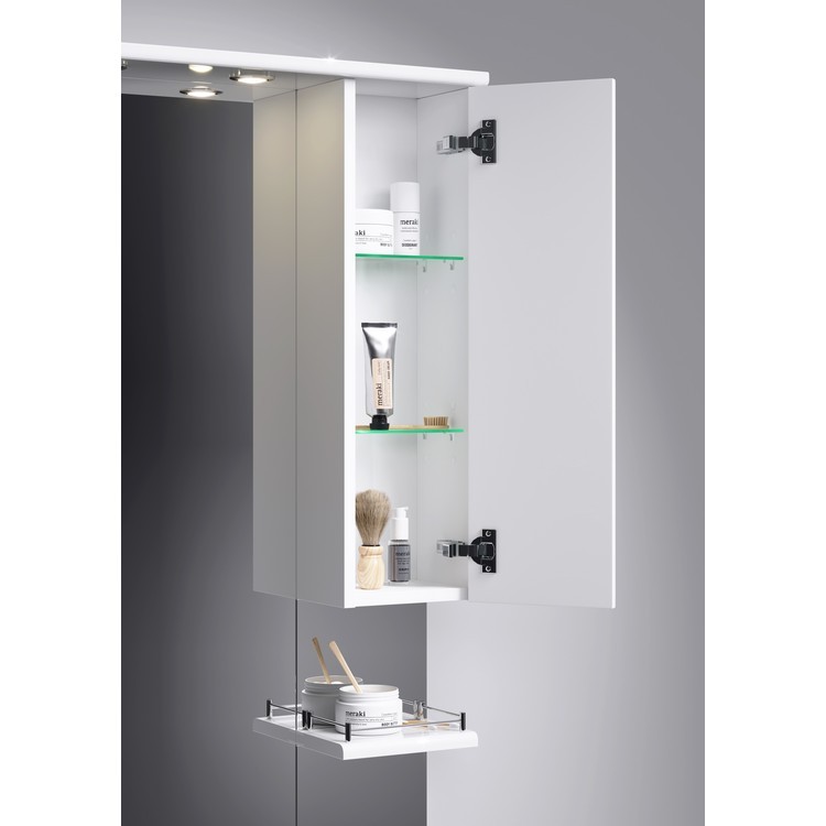 Приобрести зеркало-шкаф aqwella barcelona 105 см с подсветкой ba.02.10