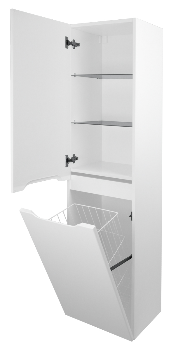 Приобрести loranto пенал арфа 40 левый, 40×155 см, с бельевой корзиной и подсветкой (cs00046158)