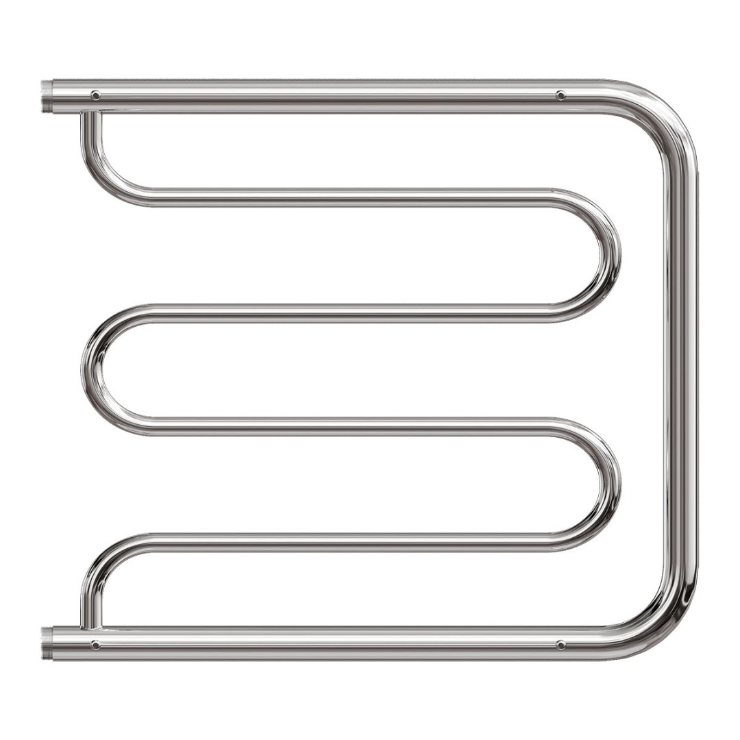 Приобрести полотенцесушитель водяной point 600х600 фокстрот с полкой, хром pn25666p