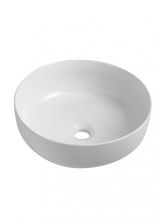 Накладная раковина круглая WONZON & WOGHAND ERIE, белый матовый (WW-RN4076-MW)