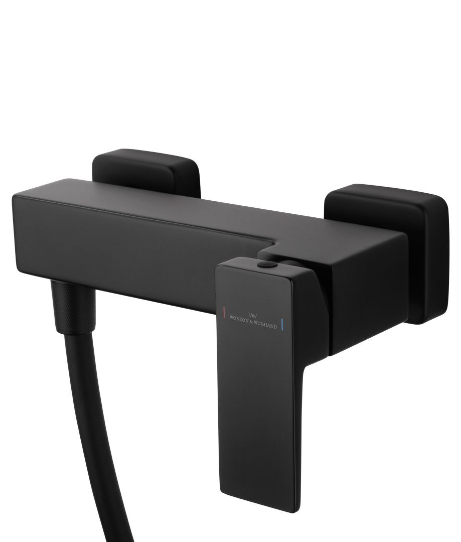 Приобрести смеситель для душа wonzon & woghand cube 2.0, черный матовый (ww-88048068-mb)