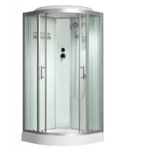 Frank Душевая кабина F302, низкий поддон, полукруглая