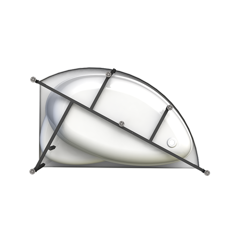 Приобрести радомир акриловая ванна модерна 160x100 см l ( комплект каркас и слив )