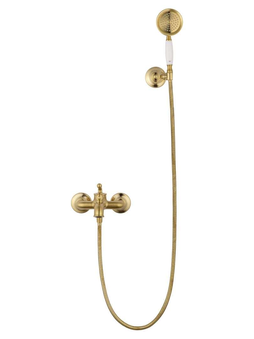 Приобрести смеситель для ванны с душем wonzon & woghand steam, брашированное золото (ww-88639008-bg)