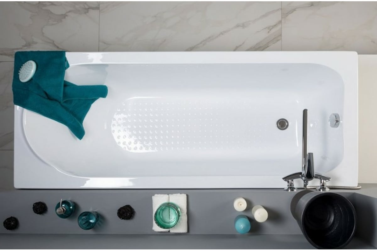 Приобрести aquanet акриловая ванна nord new 170x70 см, белая