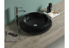 Раковина-чаша CeramaLux 50 см 7031 AMB, чёрный