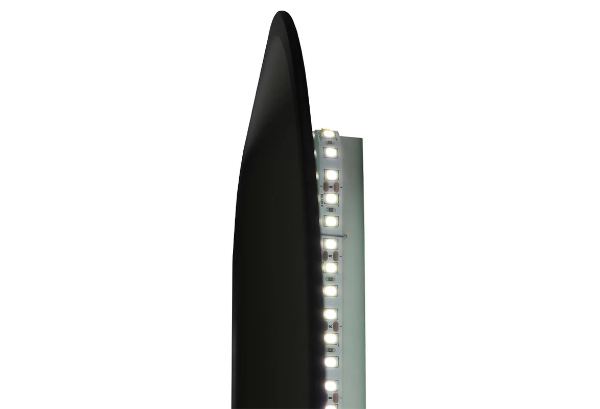 Приобрести continent зеркало с подсветкой torry 100х70 см, черное