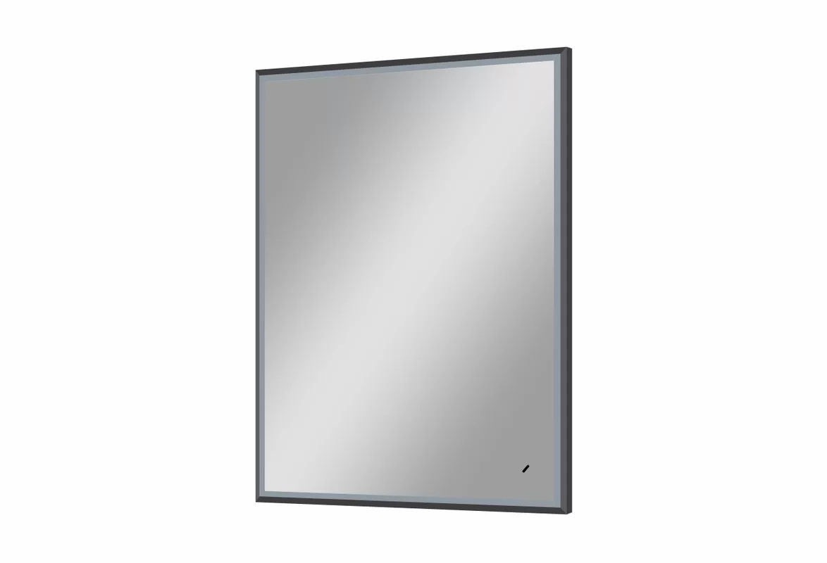 Приобрести continent зеркало с подсветкой stage грэймуар 60х80 см, серый муар