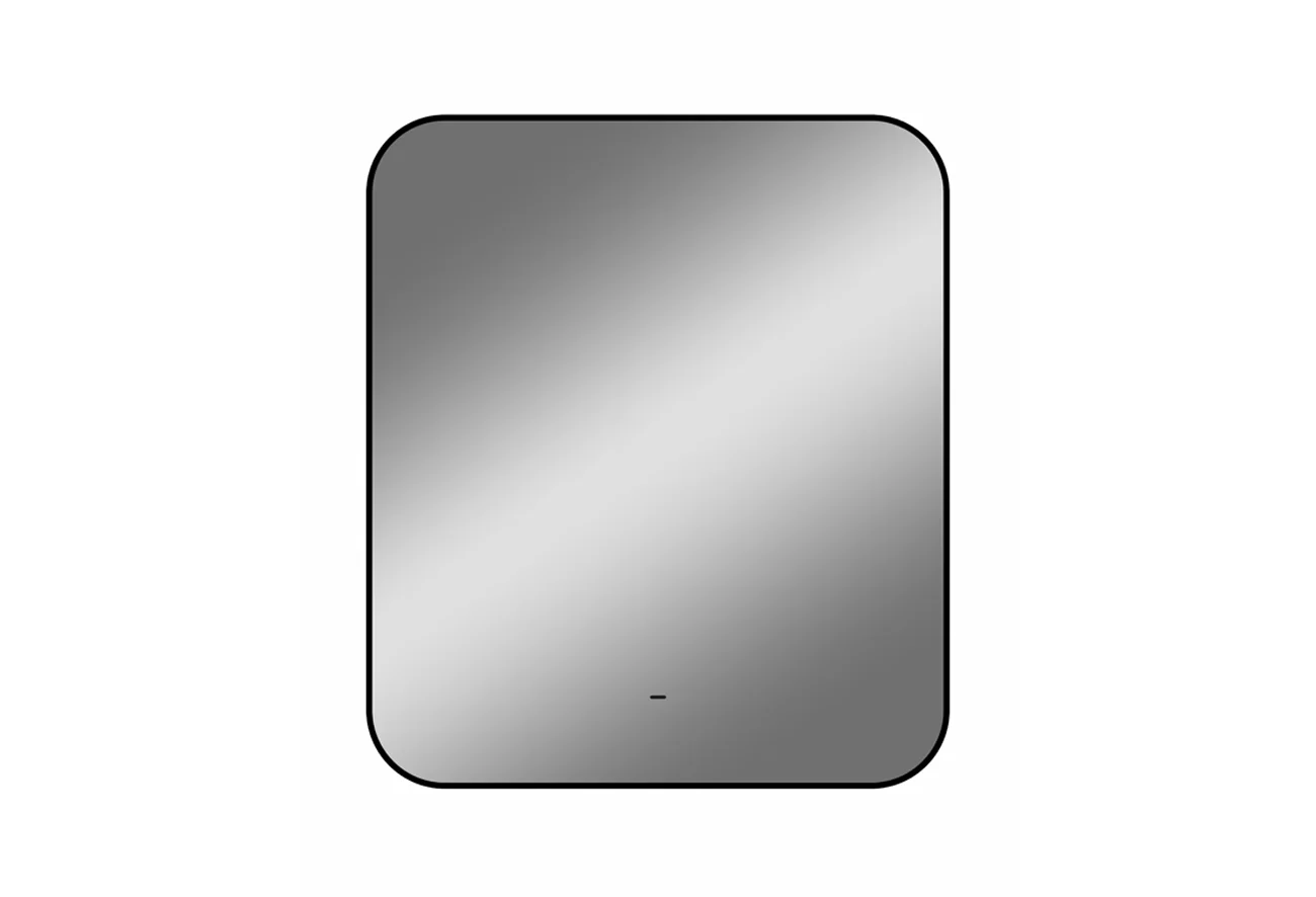 Приобрести continent зеркало с подсветкой torry 60х70 см, черное