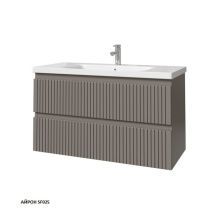 Caprigo Тумба с раковиной FORTE STRIPE 100 см, айрон