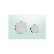 TECE Кнопка смыва Loop для инсталляции, зеленая\матовый хром 9240652