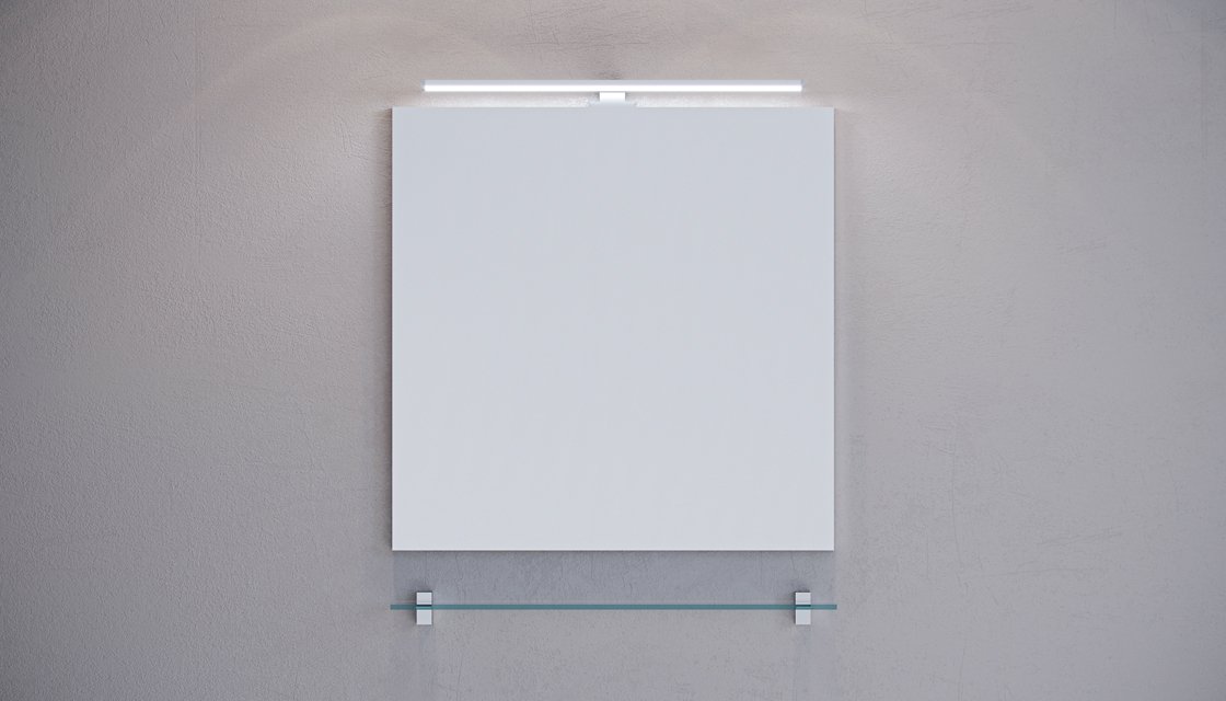 Приобрести зеркало velvex klaufs 70 см с led-светильником, сенсорное включение zkkla.70-14