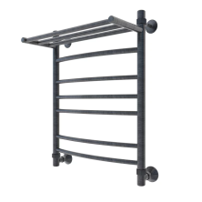 Veconi Полотенцесушитель водяной Nemi-B 50х60 см, графит N6050GR-B