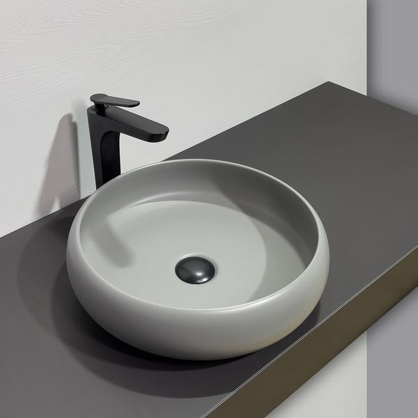 Приобрести comforty раковина 114mh 41х43 см, светло-серая матовая