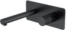 Boheme Смеситель для раковины Stick, настенный, черный 125-BB.4