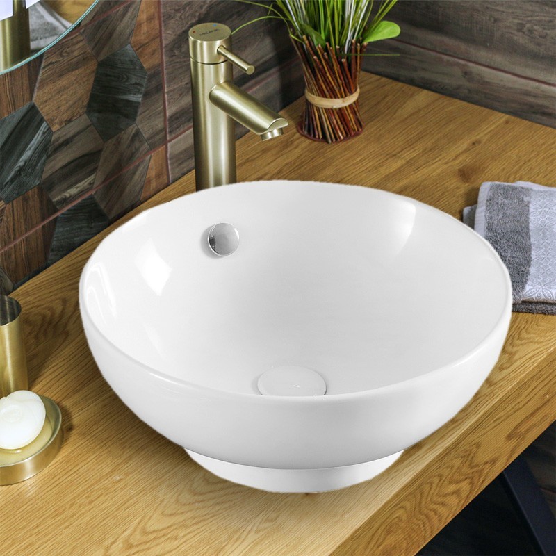 Приобрести azario раковина накладная 41х41 см, белая az-4947