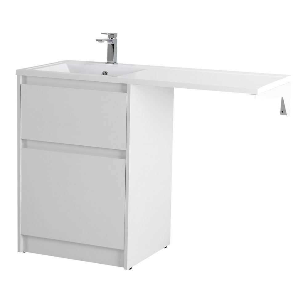 Приобрести belbagno тумба с раковиной kraft 120 см, напольная kraft-lvd-58/120-l bianco opaco, белая раковина