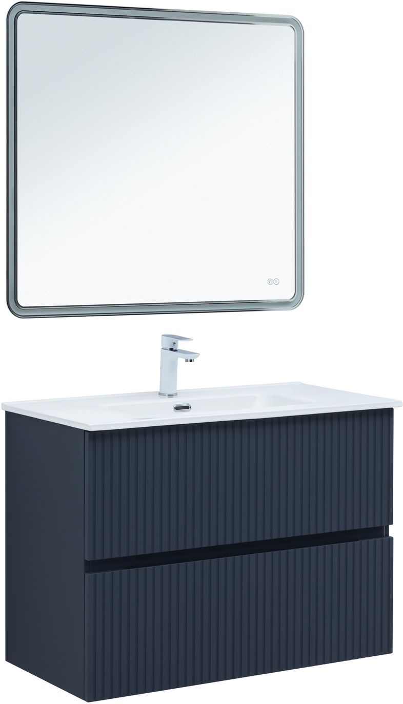 Приобрести aquanet тумба с раковиной джейн 90 см, маренго