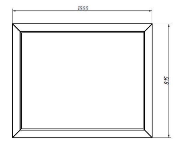 Приобрести caprigo зеркало albion promo 100 см, серое 33332-113.000.00.05