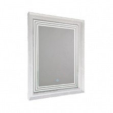 Azario Зеркало Магнум 60,5х90,5 см, белый, с подсветкой, сенсорный выключатель, диммер, ФР-00001364