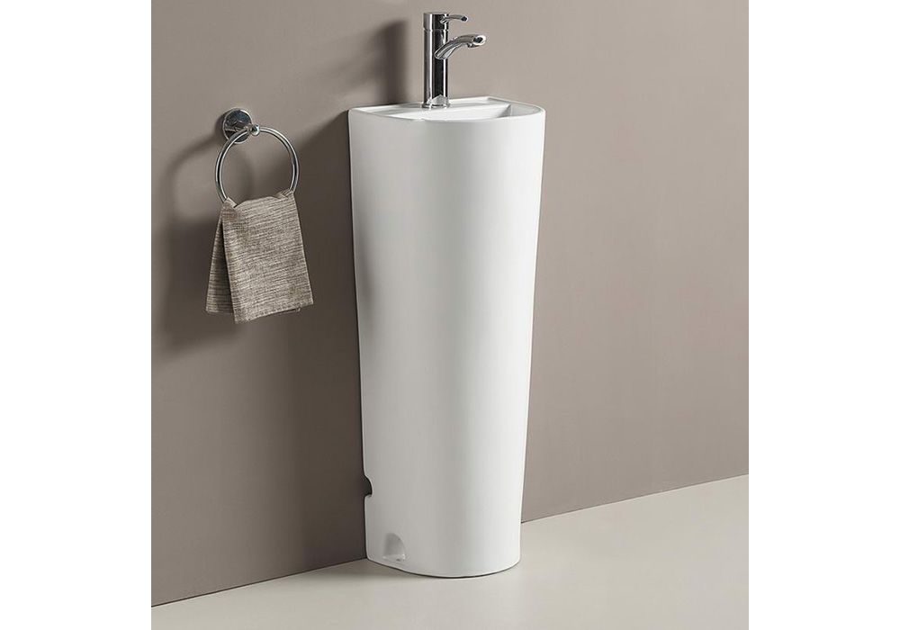 Приобрести раковина напольная ceramalux 30 см pb 1017