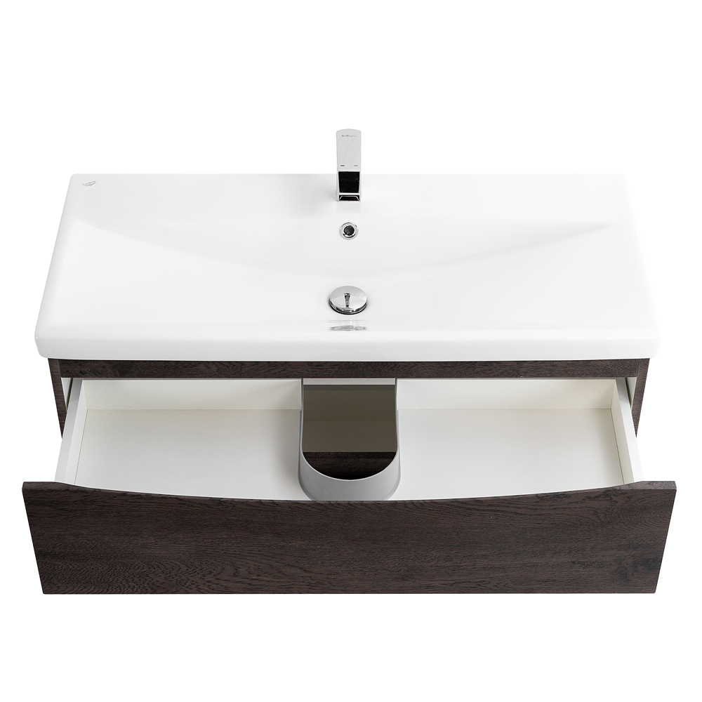 Приобрести belbagno тумба с раковиной marino-cer 80 см, подвесная rovere nature grigio, белая раковина