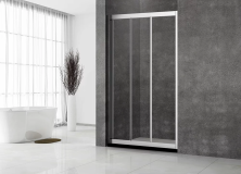 Veconi Душевая дверь Vianno VN-31, 1100х1950, хром, прозрачное VN31-110-01-C5