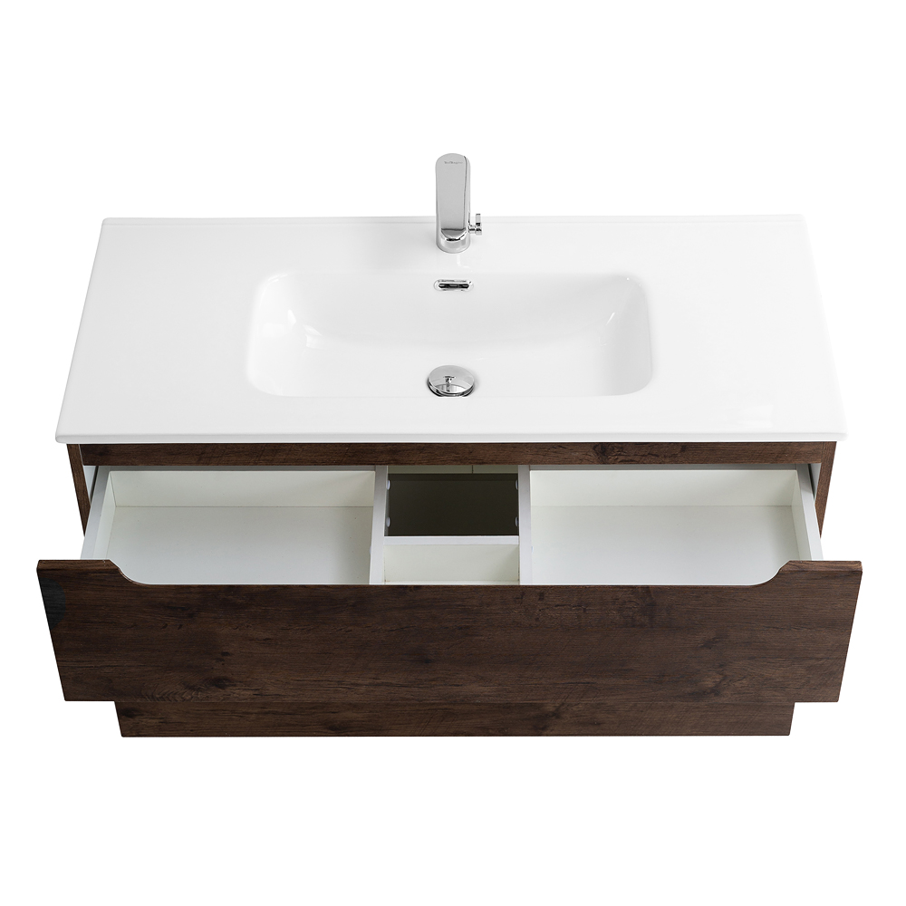 Приобрести belbagno тумба с раковиной etna-h60 100 см, подвесная b rovere moro, белая раковина