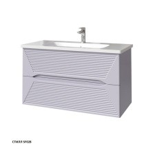 Caprigo Тумба с раковиной подвесная Modo Terza 100 см, серая 35615-SF028