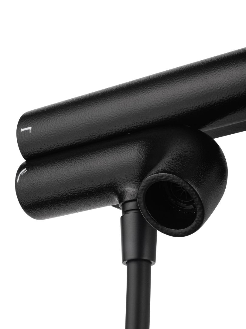 Приобрести смеситель для ванны с душевым гарнитуром и термостатом wonzon & woghand loop, черный матовый (ww-311-00-508)