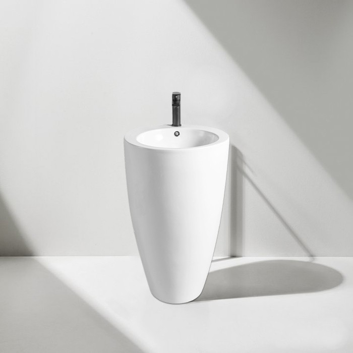 Приобрести azario раковина напольная comella 50х50см, белая az-311