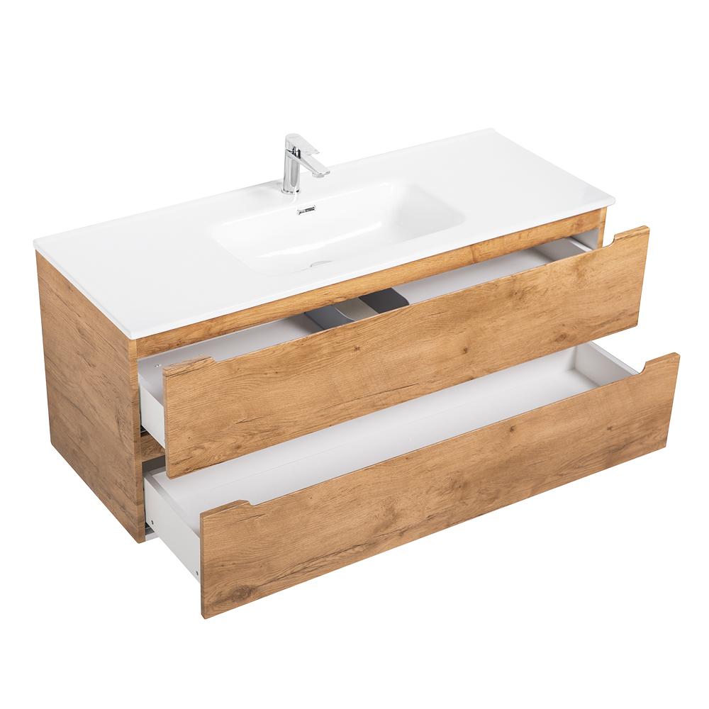 Приобрести belbagno тумба с раковиной etna 120 см, подвесная rovere nature, белая раковина