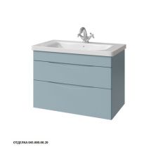 Caprigo Тумба с раковиной LENTO 80 см, голубая 36212eml 3