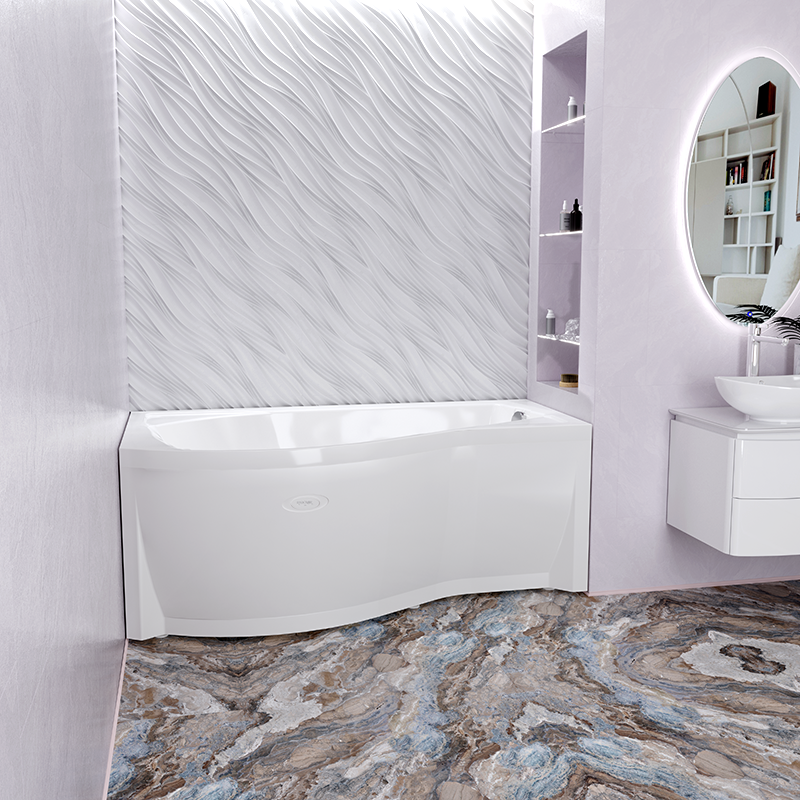 Приобрести радомир акриловая ванна миранда 168x95 см r ( комплект каркас и слив )