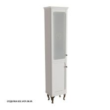 Caprigo Пенал IMPERIO 40 см, левый, белый, эмаль