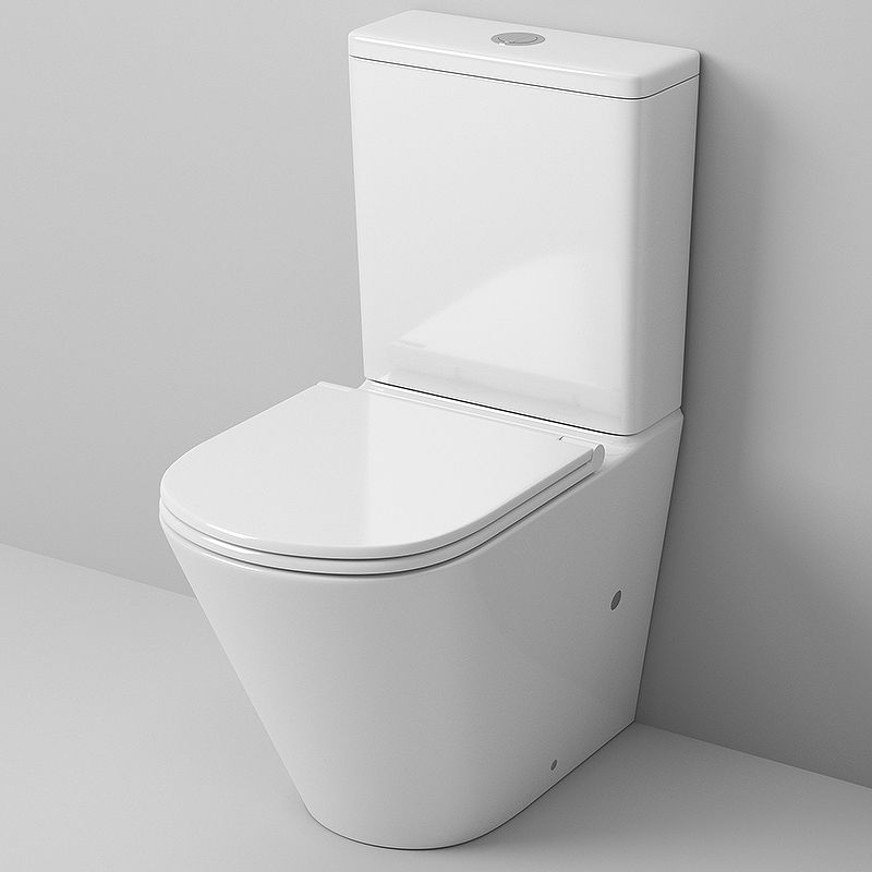 Приобрести grossman унитаз компакт, безободковый с сиденьем дюропласт, белый gr-4450s