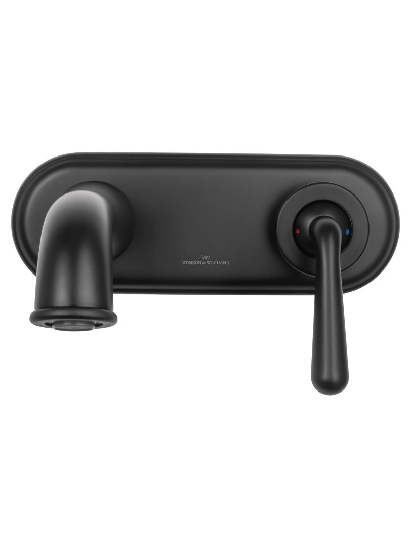 Приобрести смеситель для раковины встраиваемый wonzon & woghand steam, черный матовый (ww-88869008-mb)