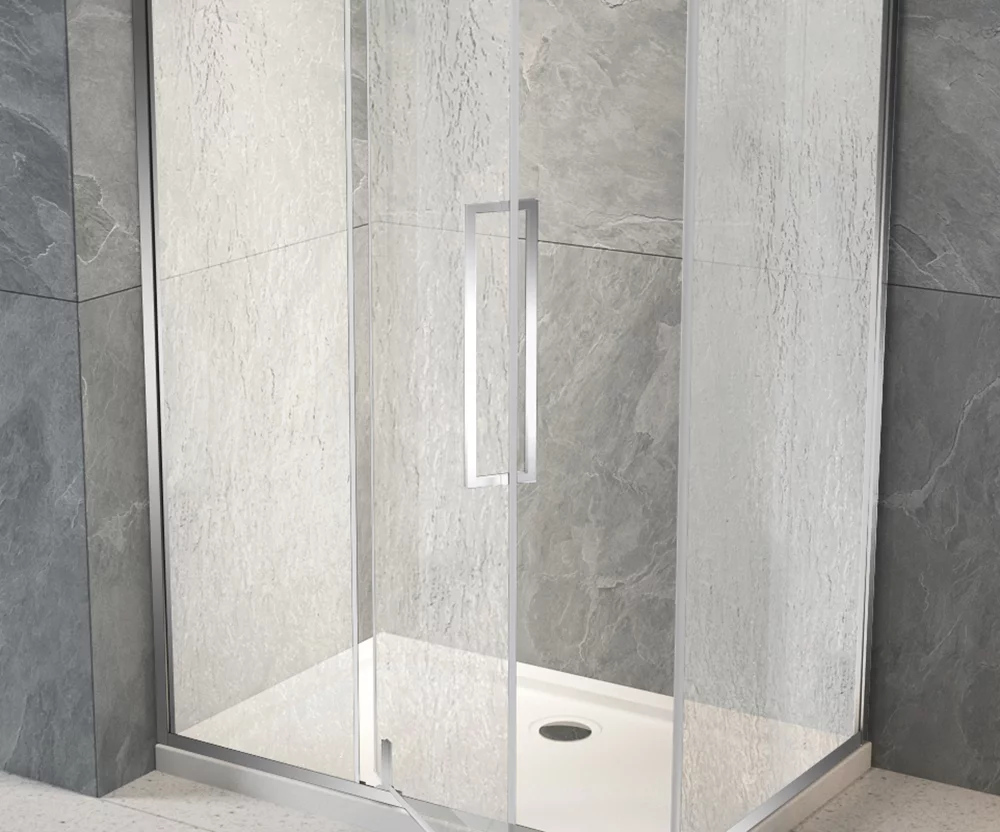 Приобрести veconi душевое ограждение rovigo 80х110 см, хром, стекло дождь rv034r-11080-06-c7