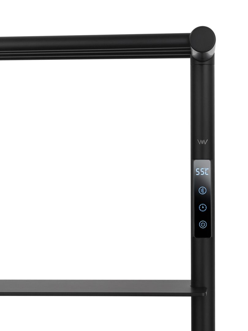 Приобрести полотенцесушитель электрический wonzon & woghand düsseldorf, черный матовый (ww-a208-mb)