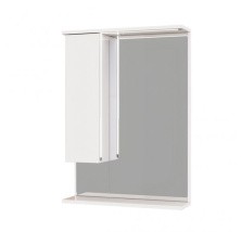 Mirsant Зеркало шкаф SOHO 60 см, led подсветка, белый, левый УТ000083891