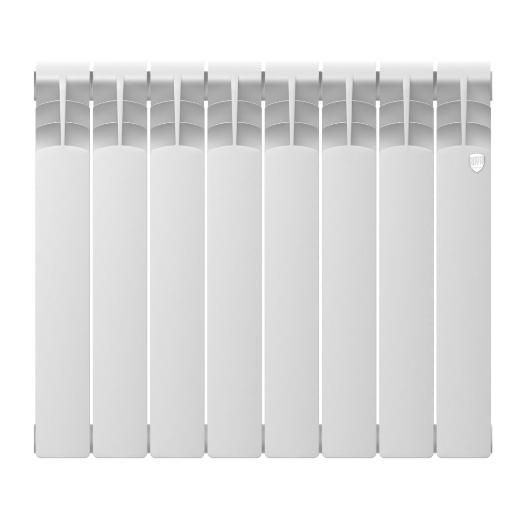 Приобрести royal thermo радиатор биметаллический revolution bimetall 500 2.0 белый - 8 секц.